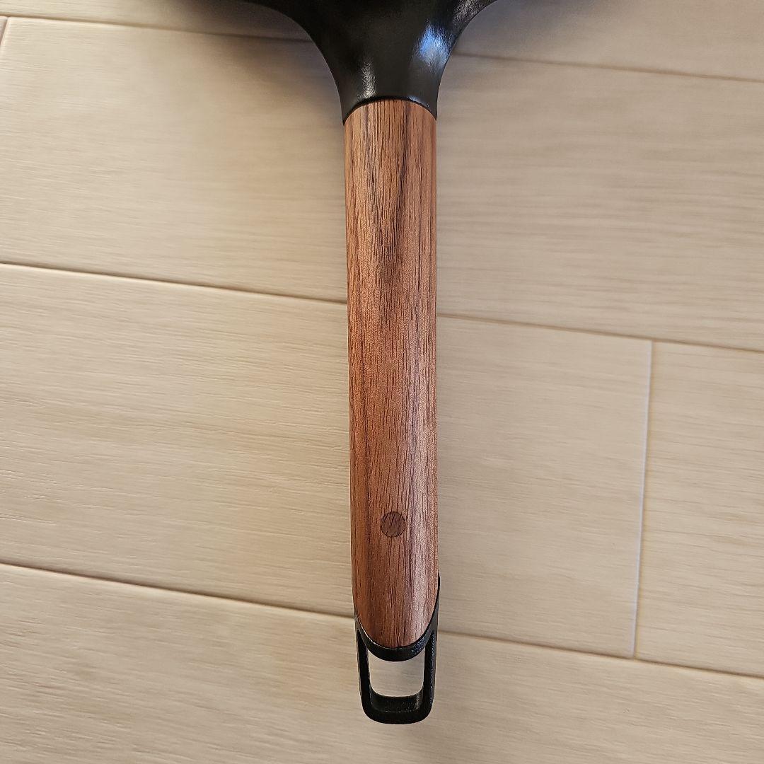 バーミキュラ VERMICULAR鋳鉄製フライパン 24cm木製ハンドル