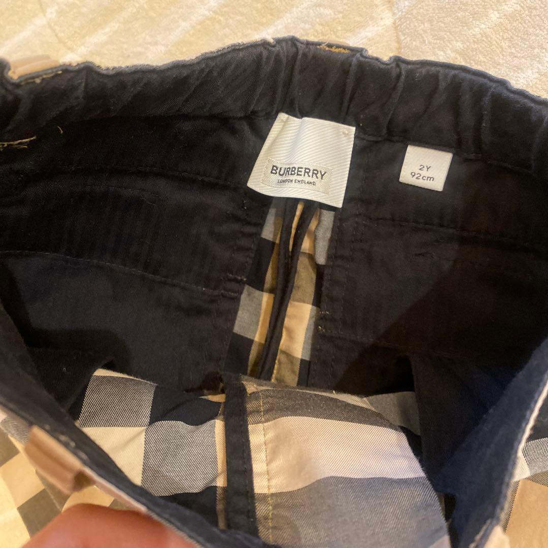 バーバリー　2y 92cm ポロシャツ　ノバチェックパンツ　セット