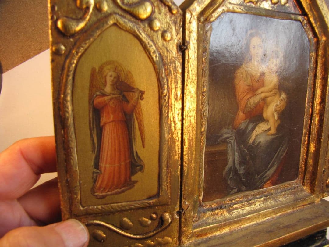 【aa6】マドンナの三面飾り扉　トリプティック