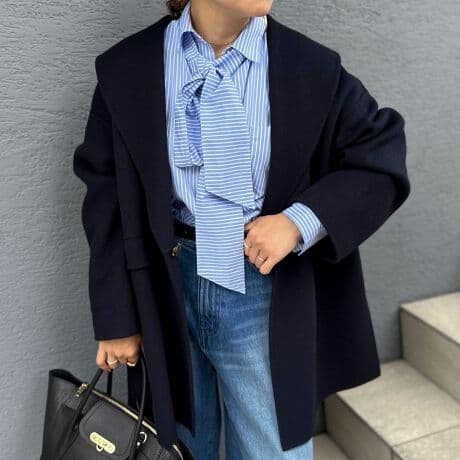 24AW SUPER140リバーショールコート