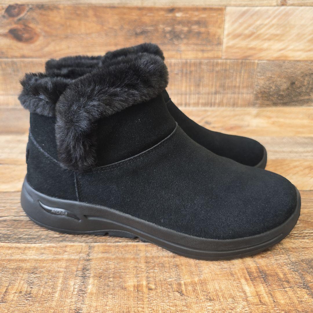 SKECHERS スケッチャーズ アーチフィット牛革スエードブーツ 25cmB②