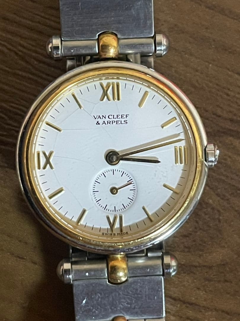 ヴァンクリーフアーペルVan Cleef & Arpels K18コンビ時計