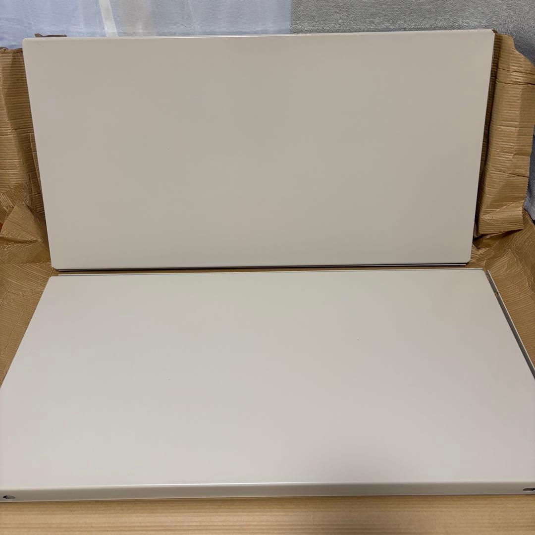 d&department 工業用スチールシェルフ4段D450アイボリー