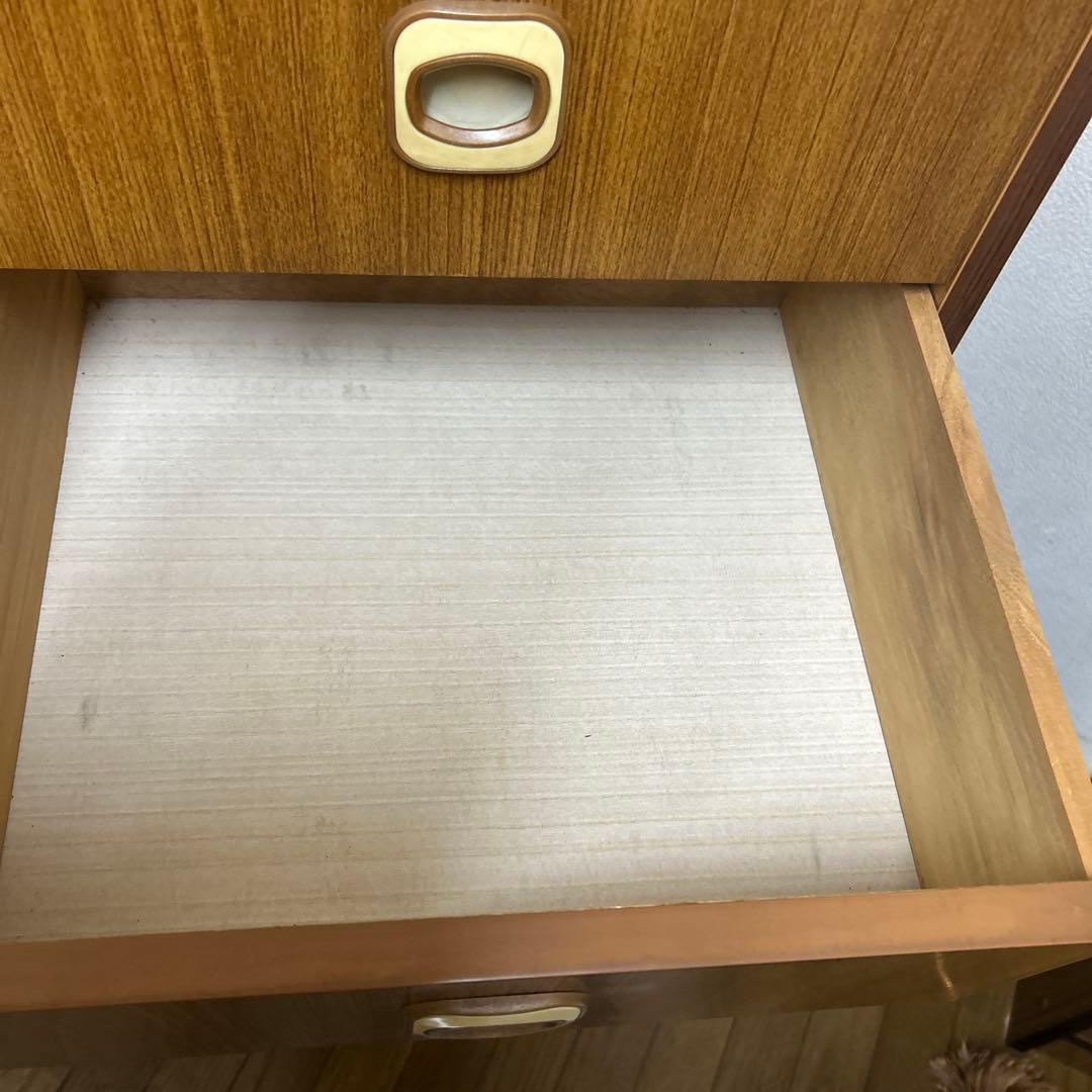 チェスト　タンス　7段　木目　昭和レトロ