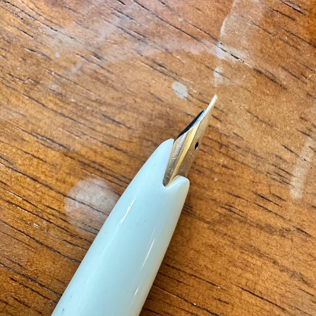 sailor セーラー　万年筆　オーストリッチ　茶　ペン先　18k ②