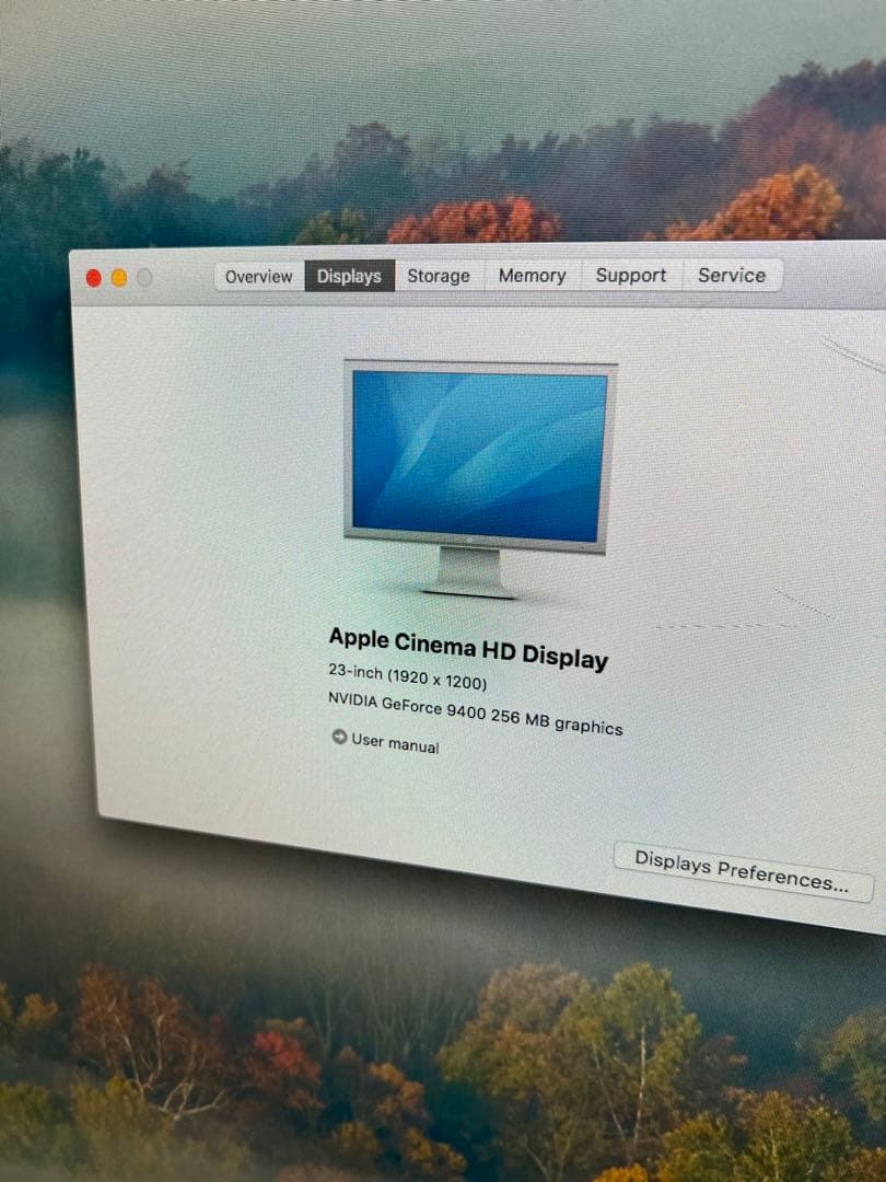 Macデスクトップ Mac Mini (2009)+ Apple Cinema HD Display