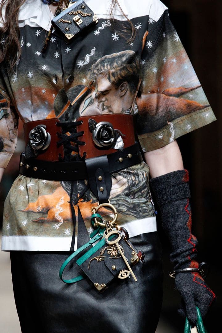 名作　PRADA 16AW キーリング セット　プラダ　ランウェイ　キーホルダー