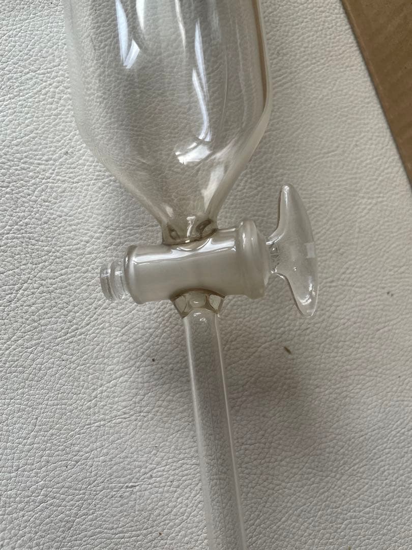 北海計量器株式会社 硝子体積計 分液ロート 円筒形 300ml 11 SUPER