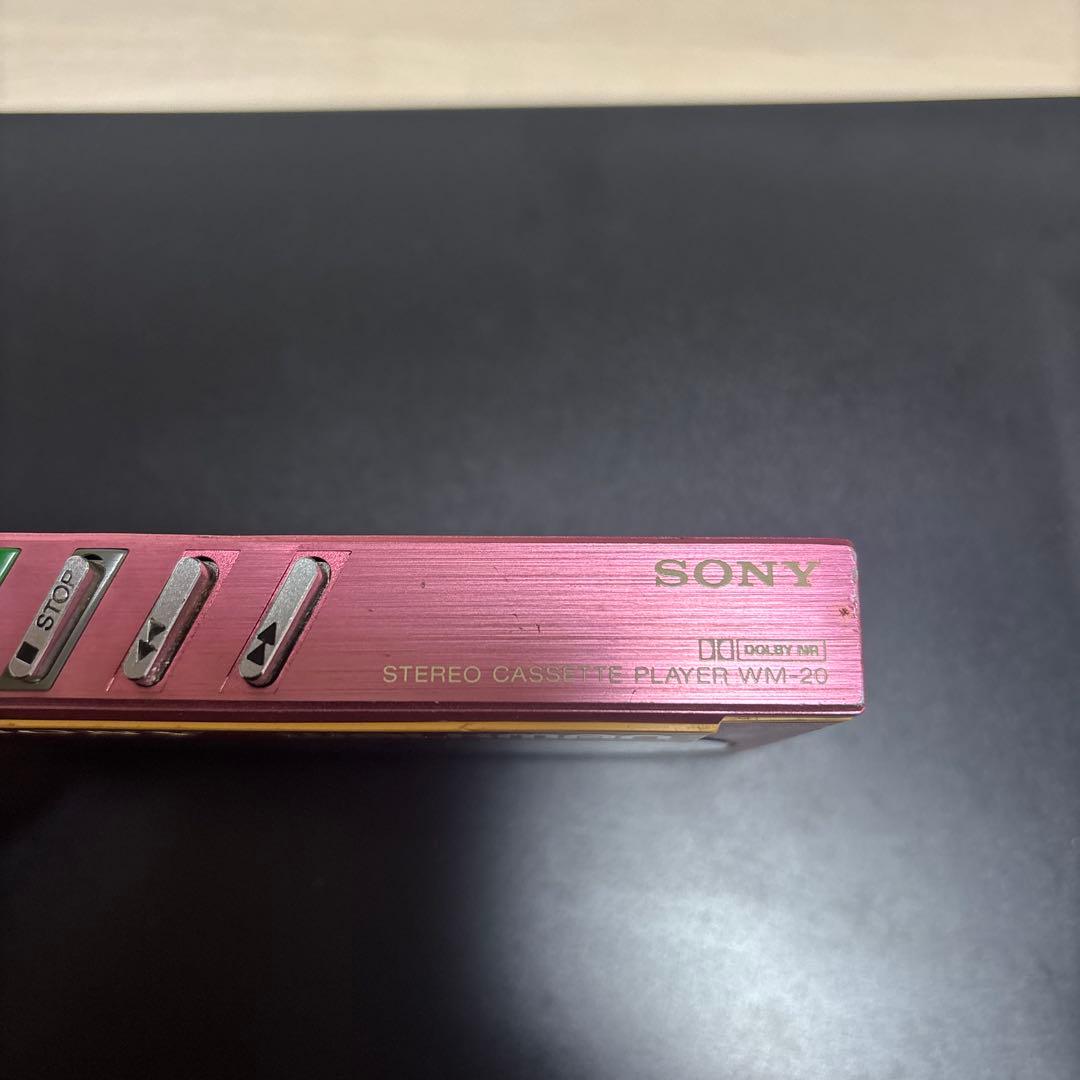 ジャンク品 SONY カセットウォークマン WM-20