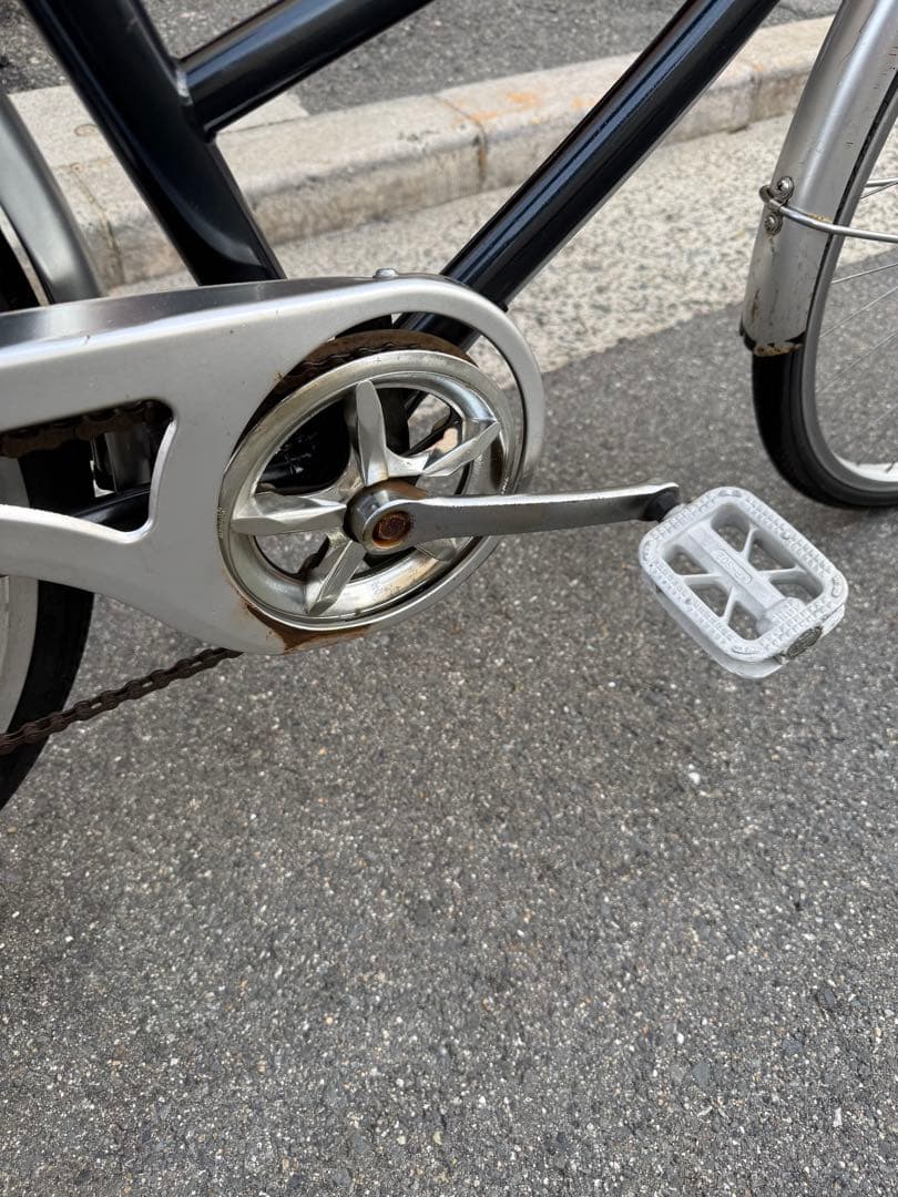 159 自転車 大阪市 【引取り限定】 美品 27インチ 変速付き