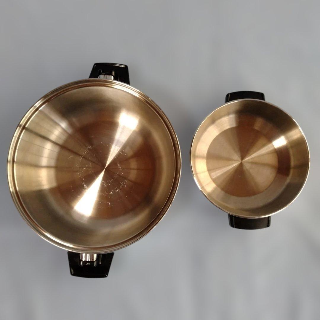 【ロイヤルクィーン】大スチーマー　セット＆ 小スチーマーセット 〈蒸し器〉