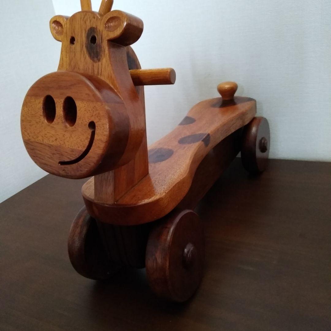 牛の木製インテリア（ハンドメイド）