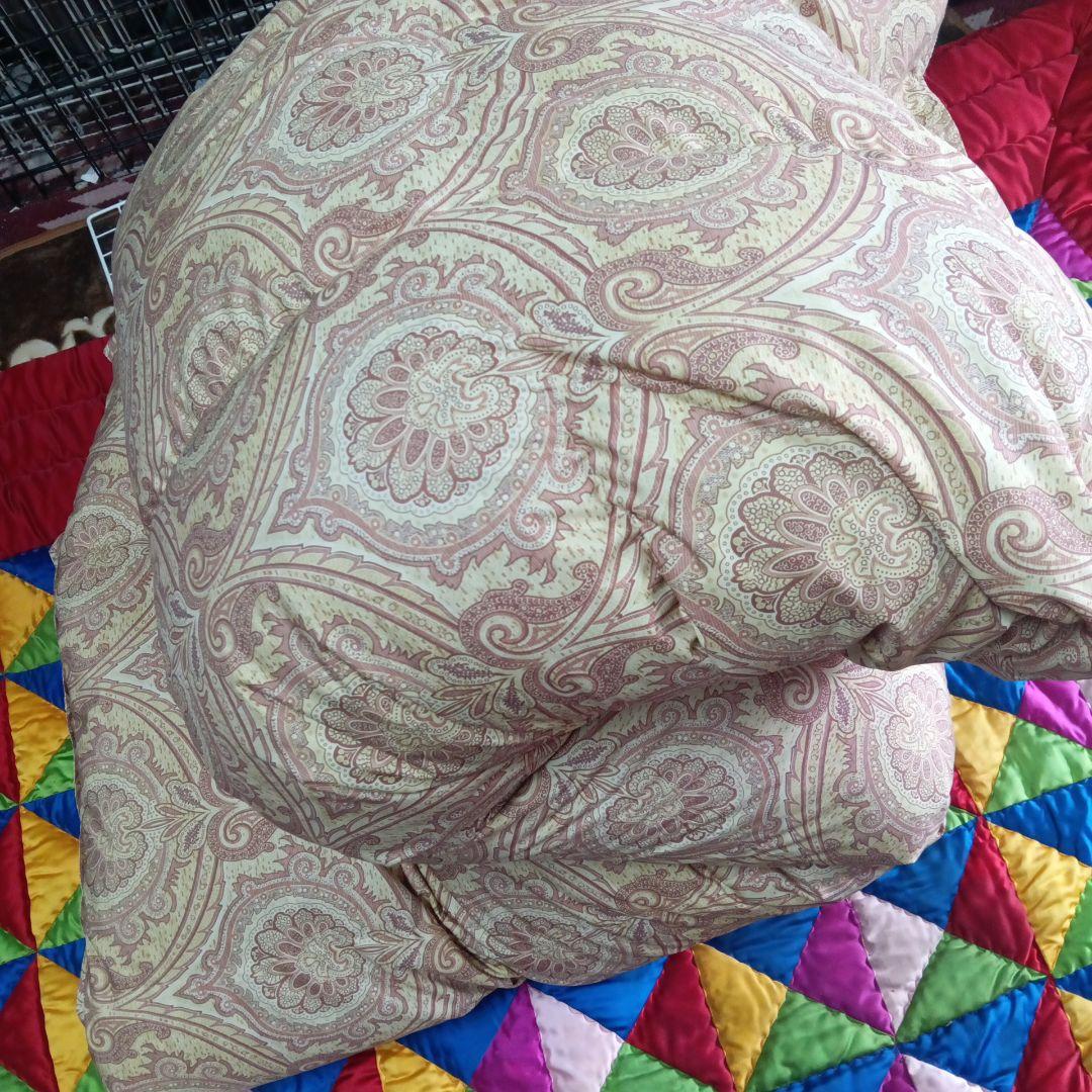 羽毛掛け布団　西川産業販売　ダウン85%　中羽毛1.1㌔ シングルサイズ