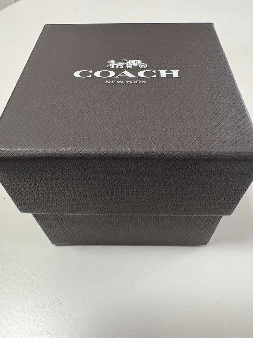 COACH アナログ時計 ストーン装飾付き