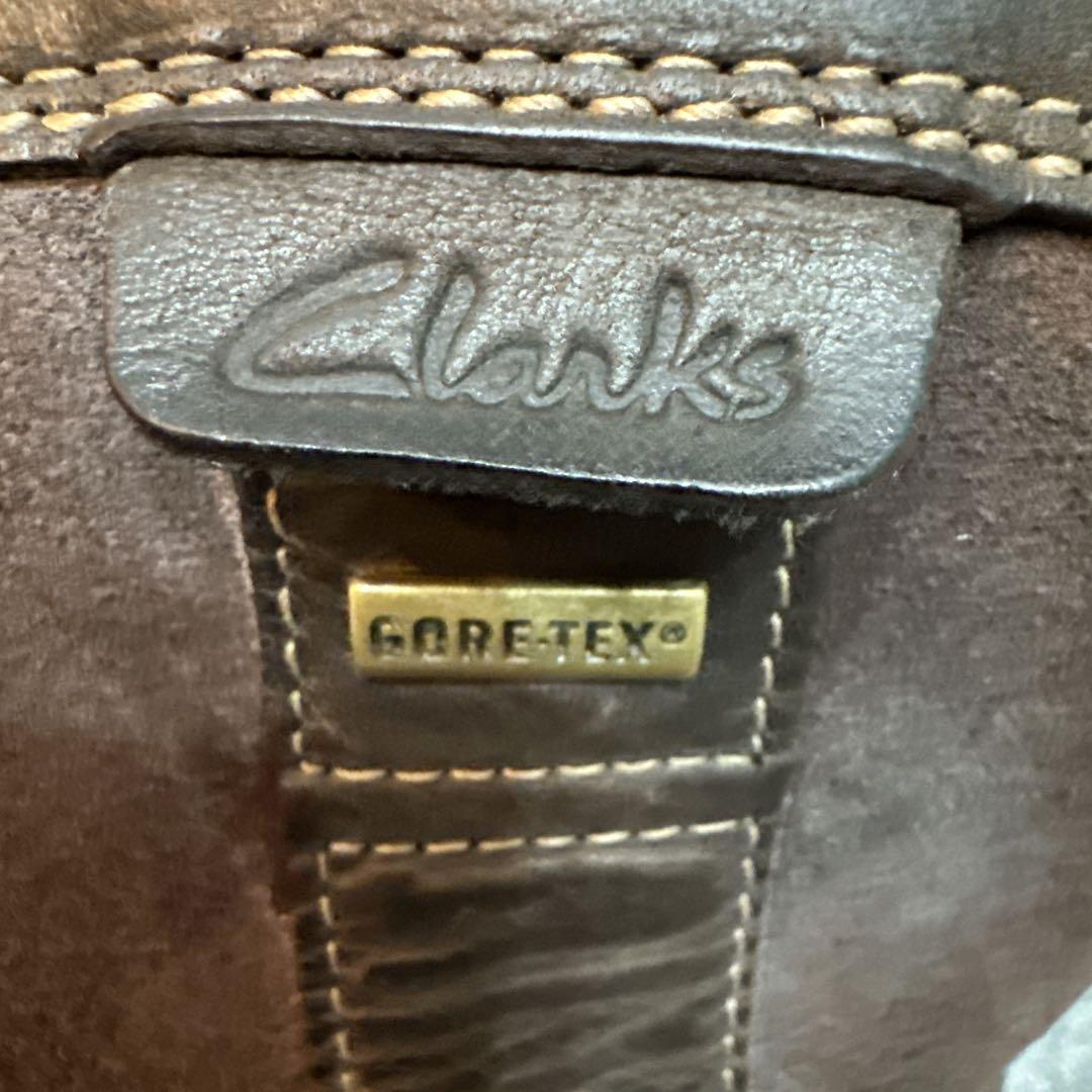クラークス ブーツ ツートンカラー サイドジップ ゴアテックス 7.5