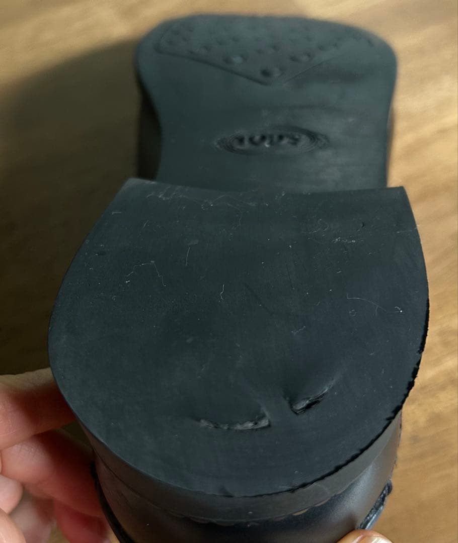 トッズ　tod's 靴　T タイムレス　レザー　ローファー　黒　38.5