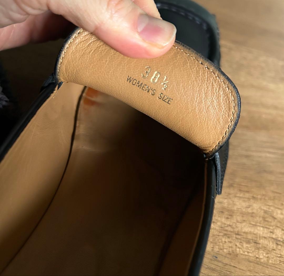 トッズ　tod's 靴　T タイムレス　レザー　ローファー　黒　38.5