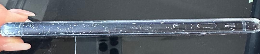 Apple iPhone XR ブラック 画面ひびあり