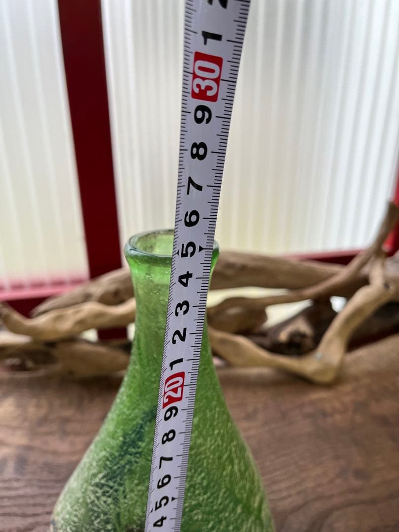 希少！／稲嶺盛吉／花瓶／琉球ガラス／民芸品【未使用品】