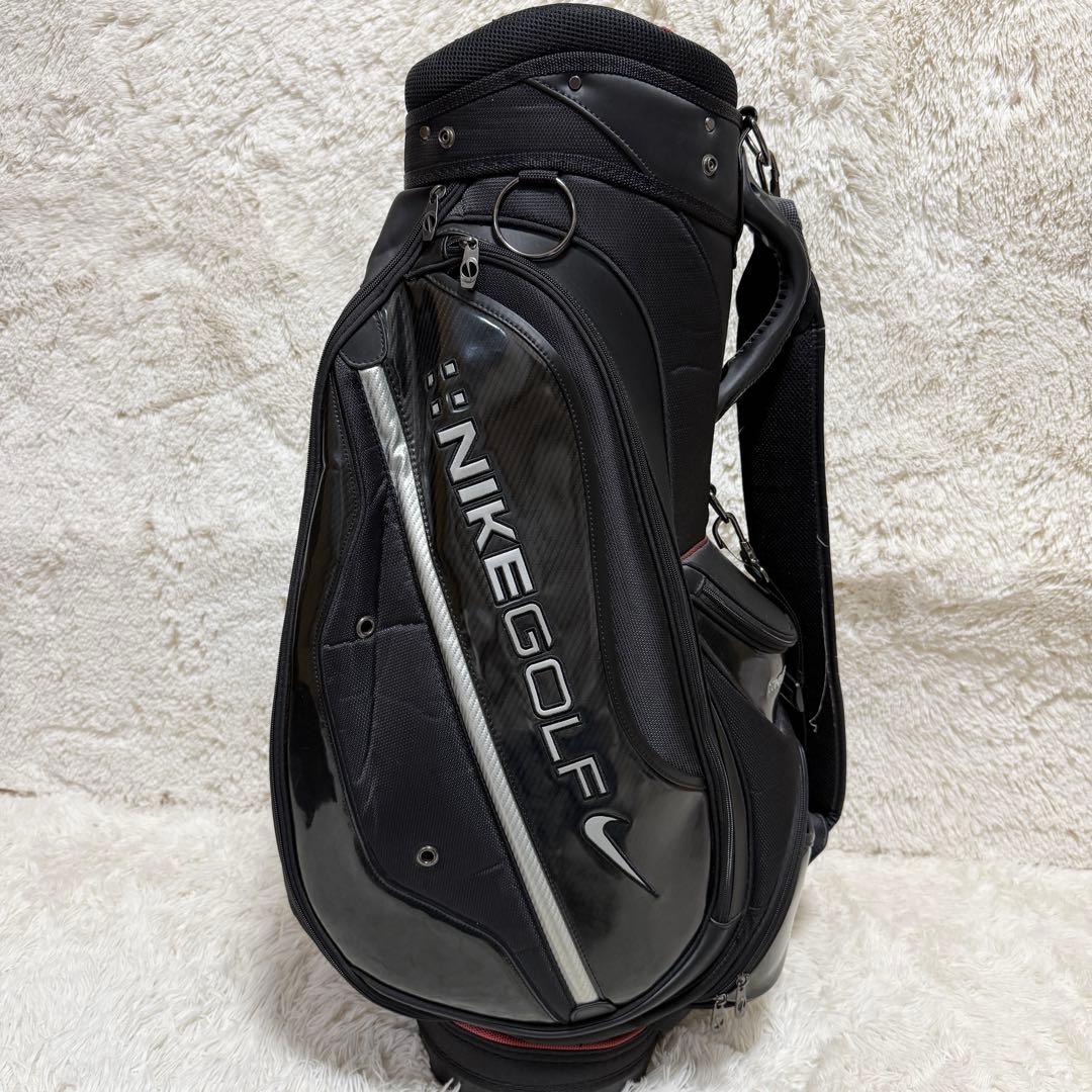 NIKE GOLF キャディバッグ　ブラック　ロゴ