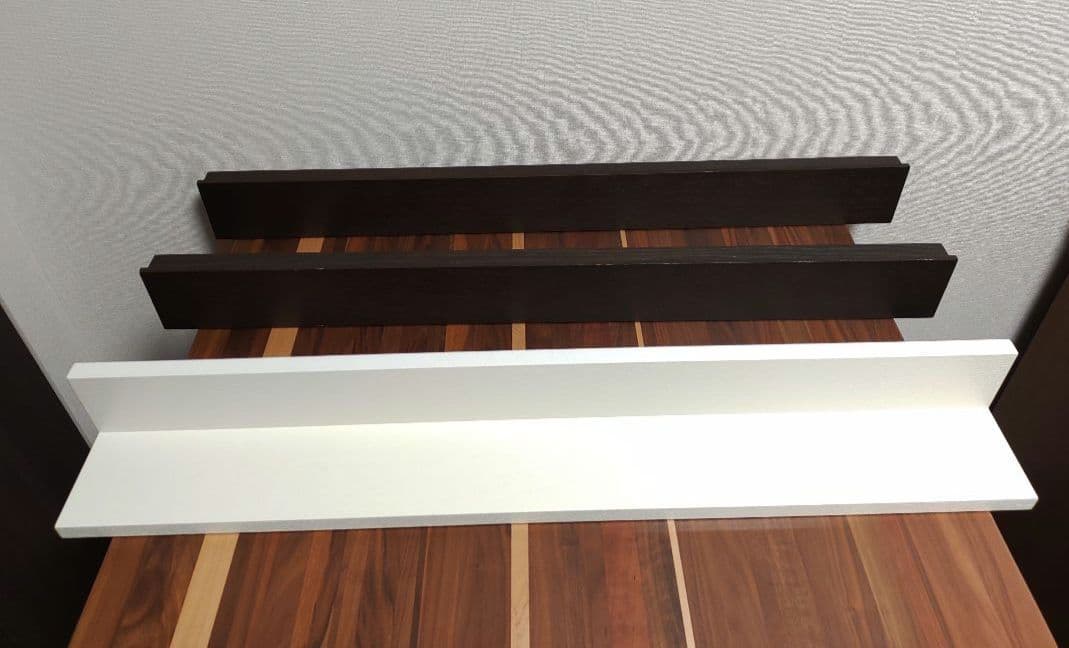 無印良品 壁につけられる家具 88cm 3点セット 棚 1個 & 長押 2個