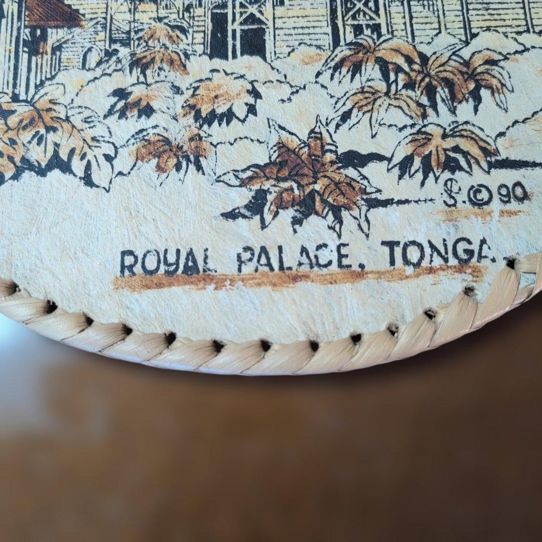 トンガ王宮 手描きアート 1975年頃