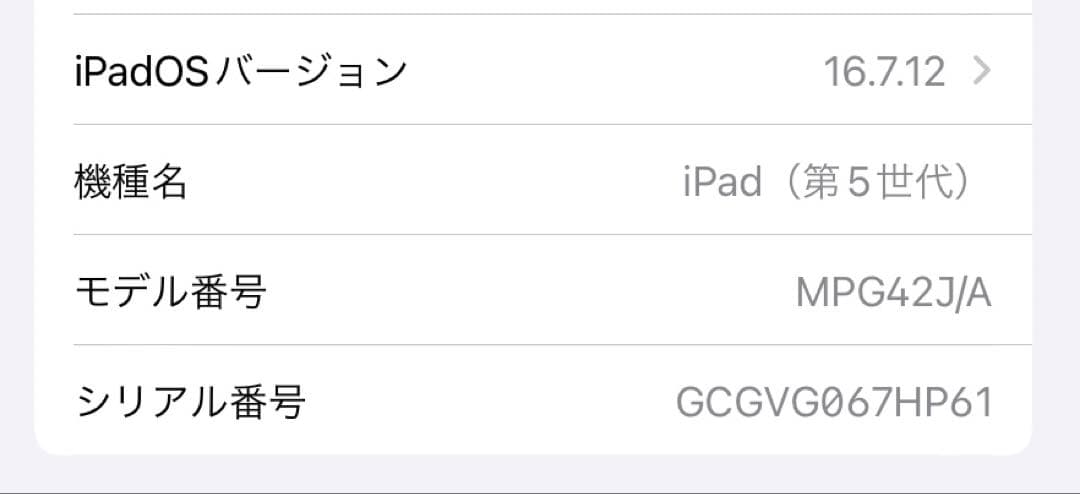 M*様 iPad 第5世代 32gb wi-fi+cellularゴールド 本体