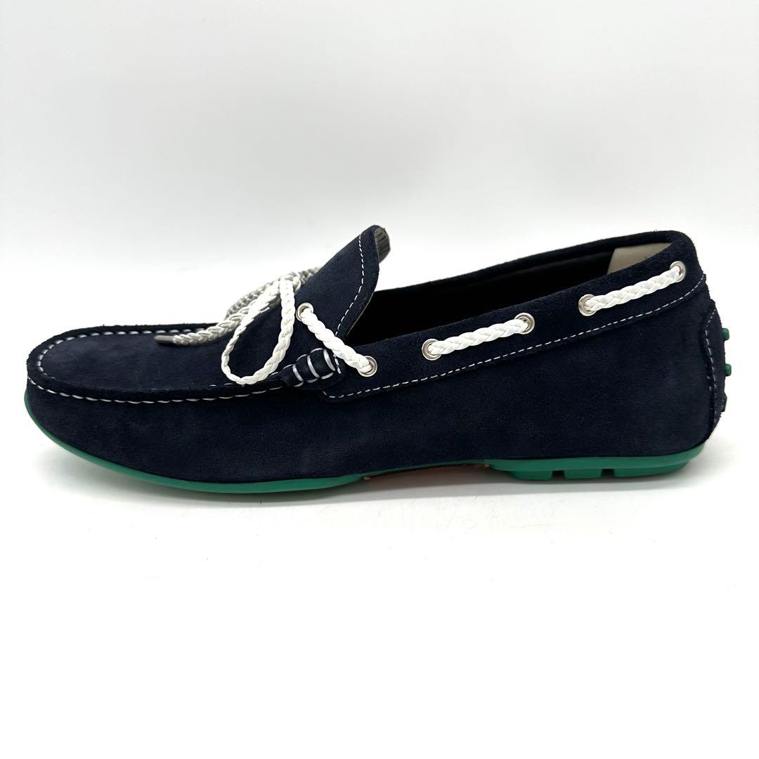 〈美品〉REGAL リーガル【25.5cm】ドライビングシューズ ネイビー
