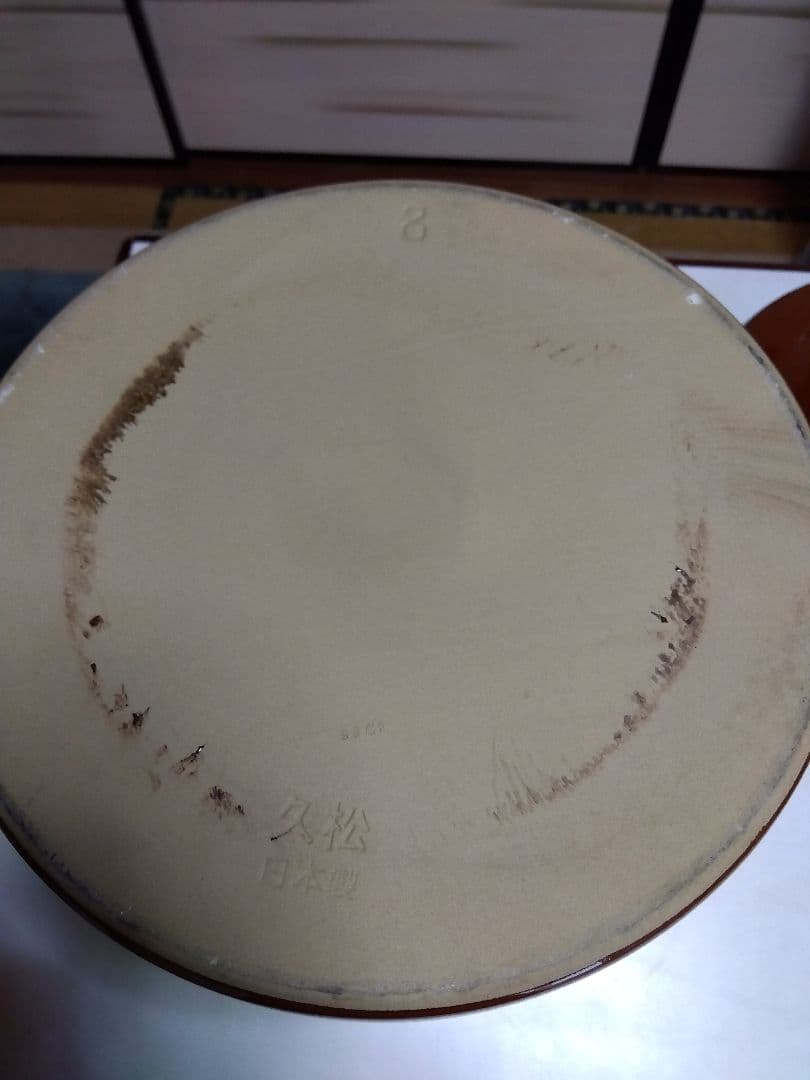 常滑焼　 久松 蓋付 切立 8号 蓋付き14.4L　日本製