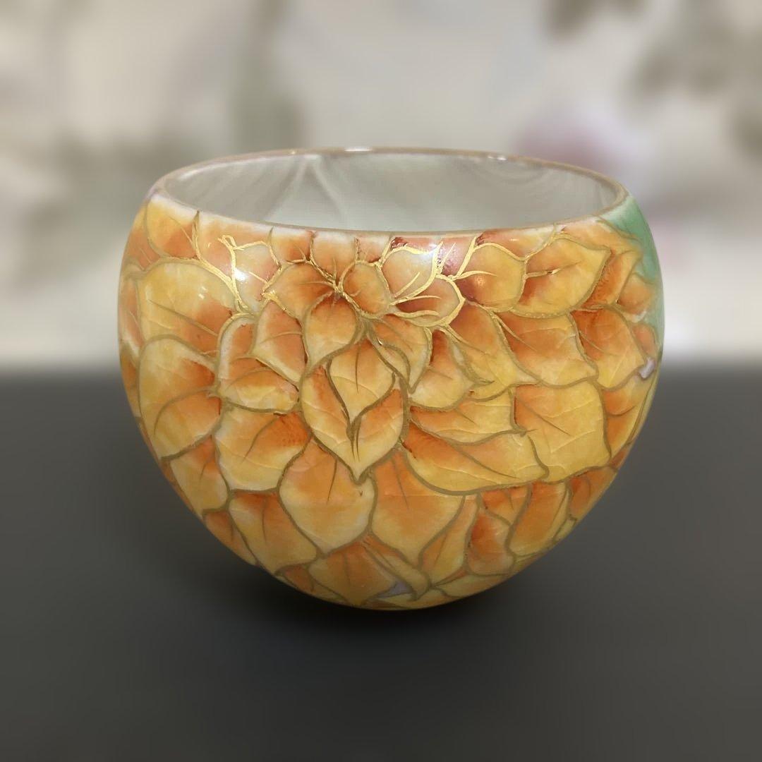 陶あん豪華な玉湯呑み