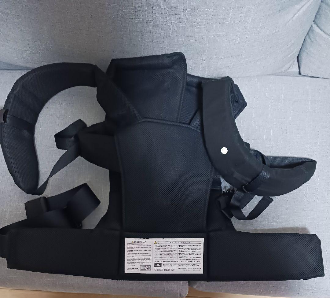 【キューズベリー】c.NICO ブラック 抱っこおんぶ紐 メッシュ