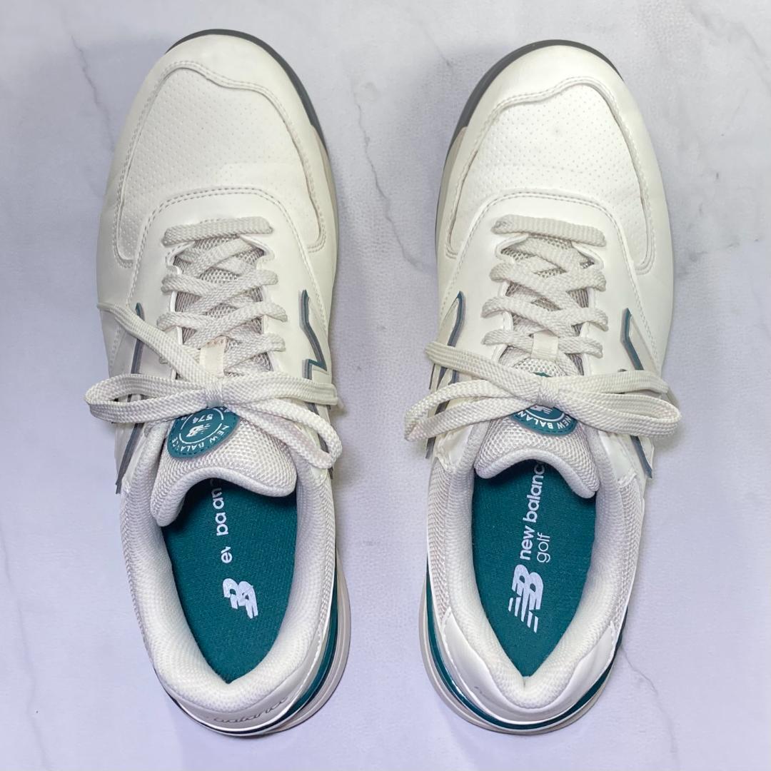 【美品・訳あり】new balance ゴルフシューズ 左27㎝ 右26.5㎝