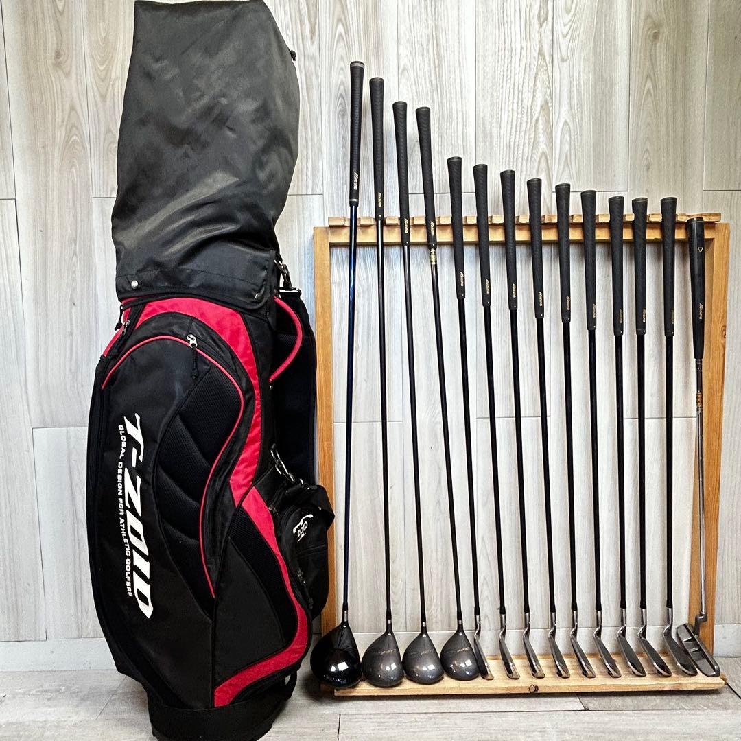 【メンズ右】ミズノ ゼファー　SR メンズゴルフセット　初心者　14本セット