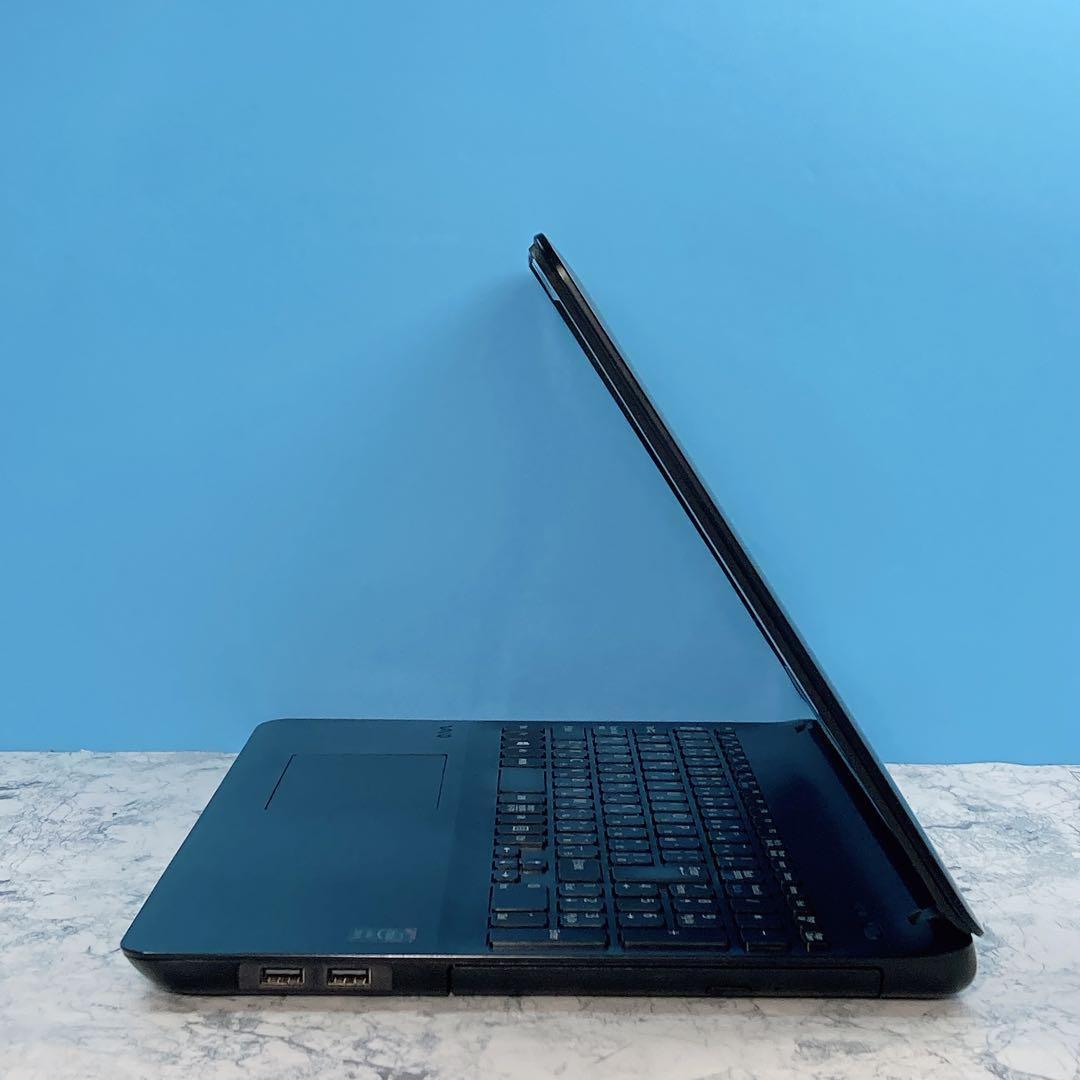 初心者オススメ✨Win11✨カメラ✨オフィス✨設定済バイオブラックノートパソコン
