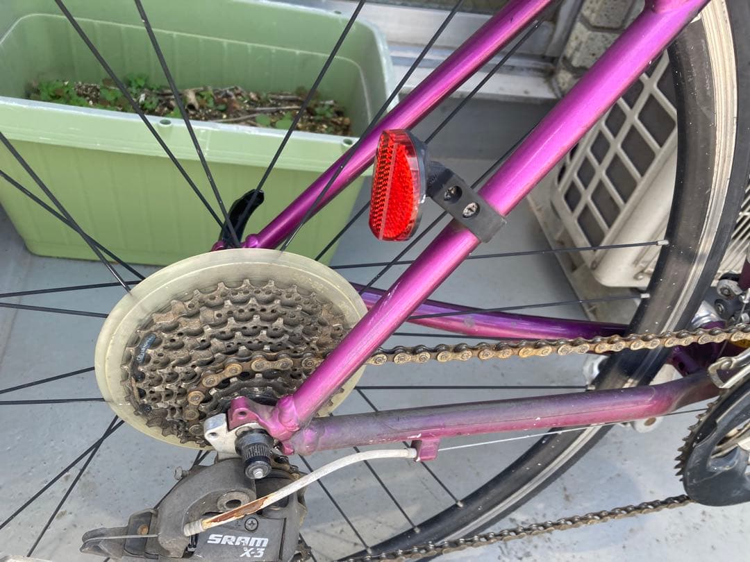 GIANTパープル　※ブレーキ修理してお使いください(コメント欄ご参照ください)