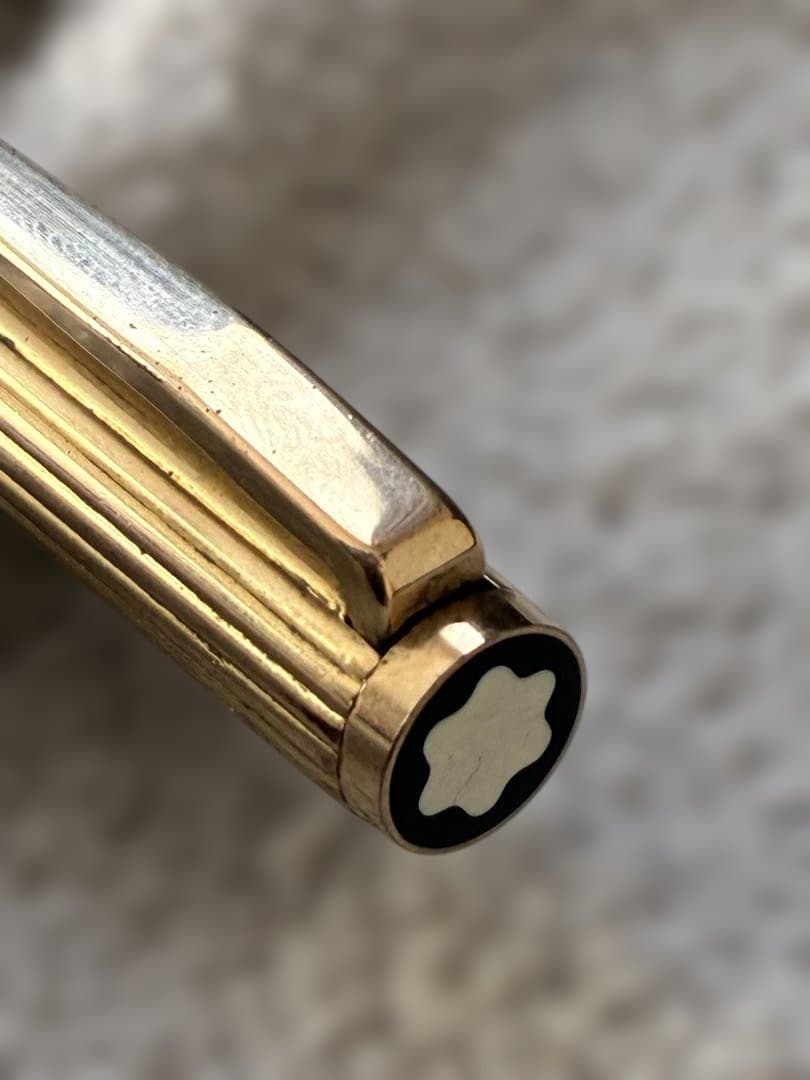 ◾️MONT BLANC モンブラン◾️ノブレス万年筆◾️ゴールド◾️化粧箱、冊子付◾️
