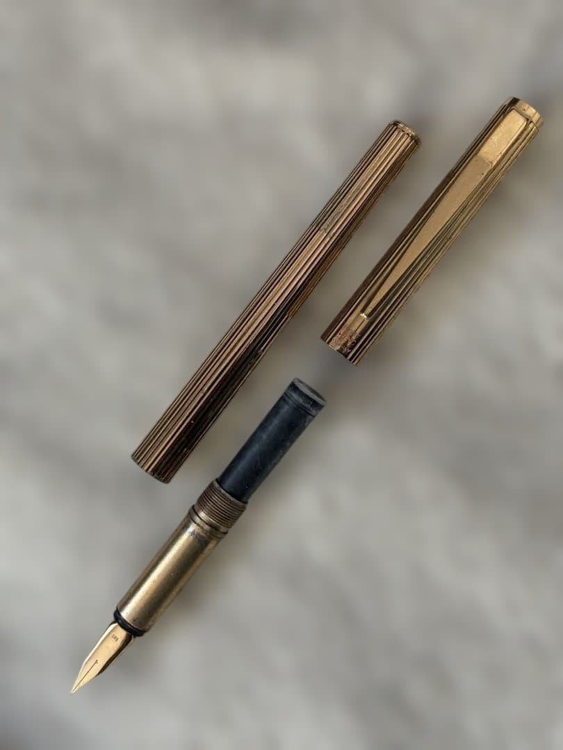 ◾️MONT BLANC モンブラン◾️ノブレス万年筆◾️ゴールド◾️化粧箱、冊子付◾️