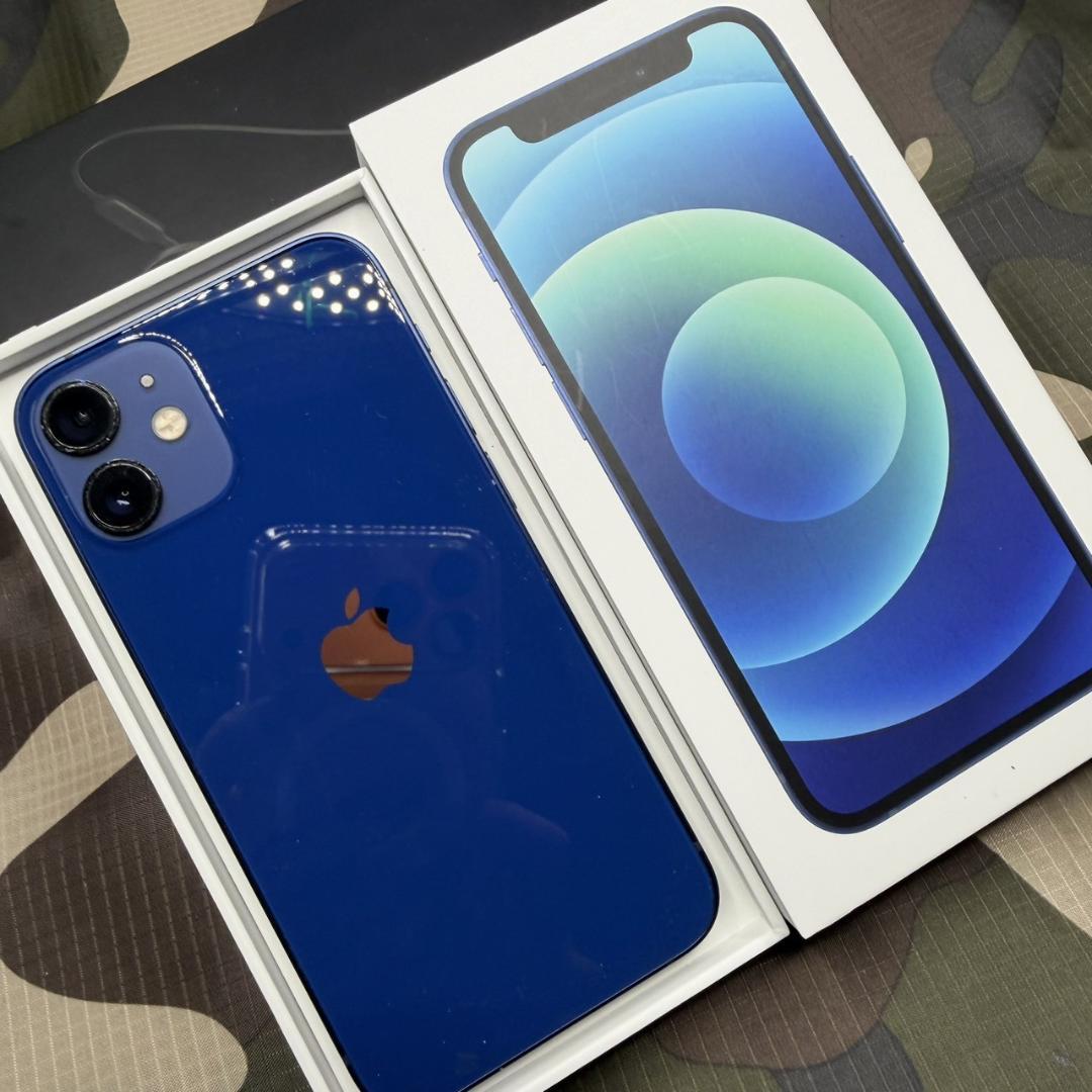 アップルストア購入.iPhone 12 mini 64GB ブルーSIMフリー