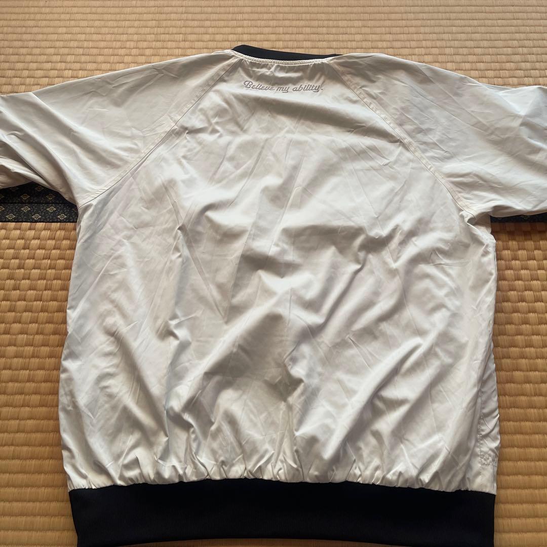 adabat ハーフジップ ブラック ベスト ナイロンウィンドブレーカーセット