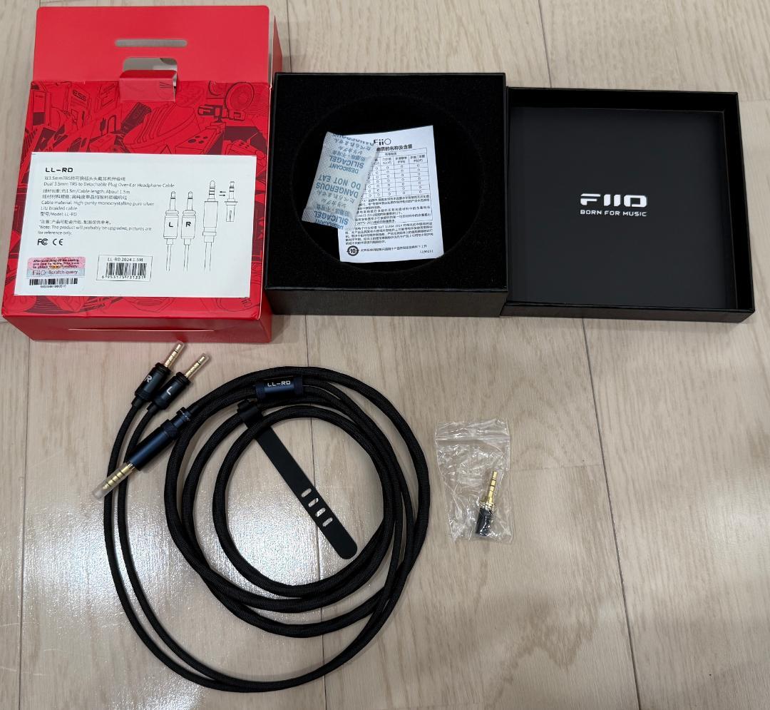 ヘッドホン FIIO LL-RD 2024 4.4mm/3.5mm - 3.5mm Dual