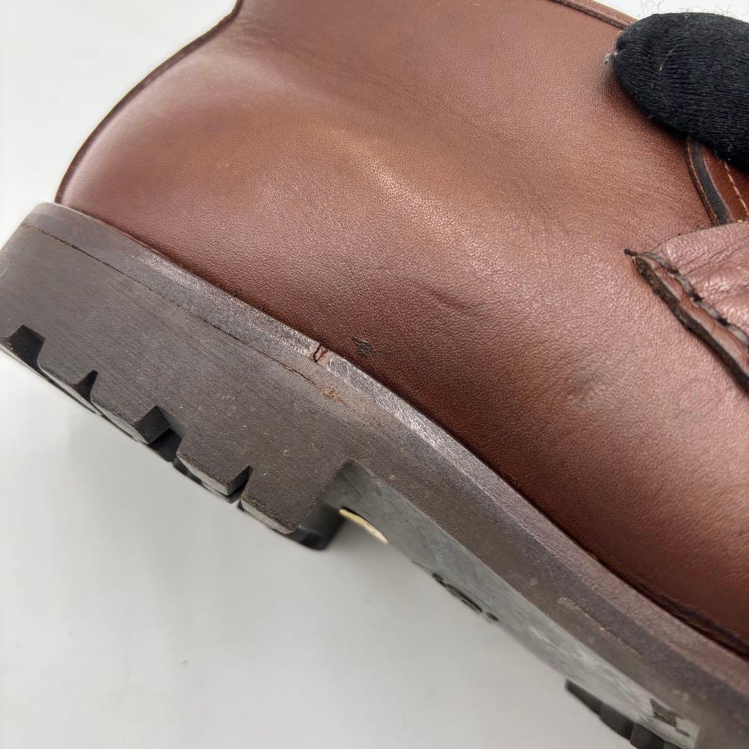 グッチ ビットローファー レザーチャッカーブーツ　アンクルブーツ 約24㎝