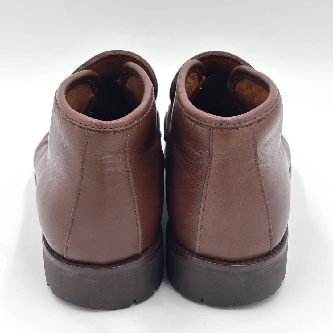 グッチ ビットローファー レザーチャッカーブーツ　アンクルブーツ 約24㎝