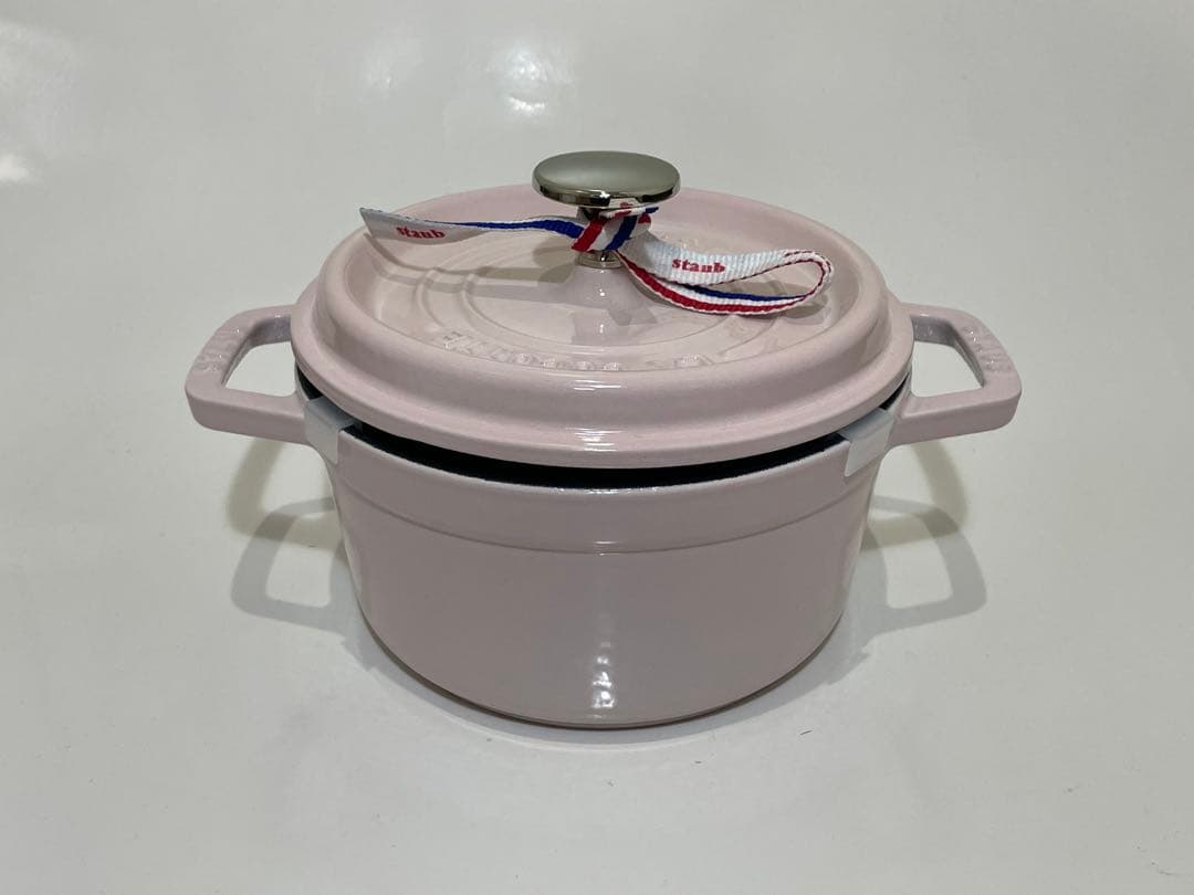 ＊ma＊【新品】ストウブ　ココット 16cm ソルベローズ