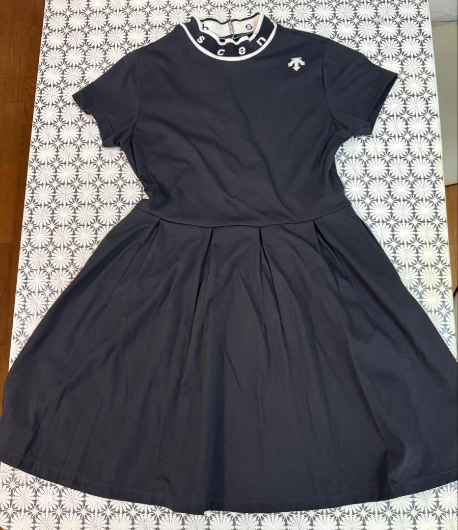 DESCENTE GOLF デサントゴルフ モックネック　ワンピース L