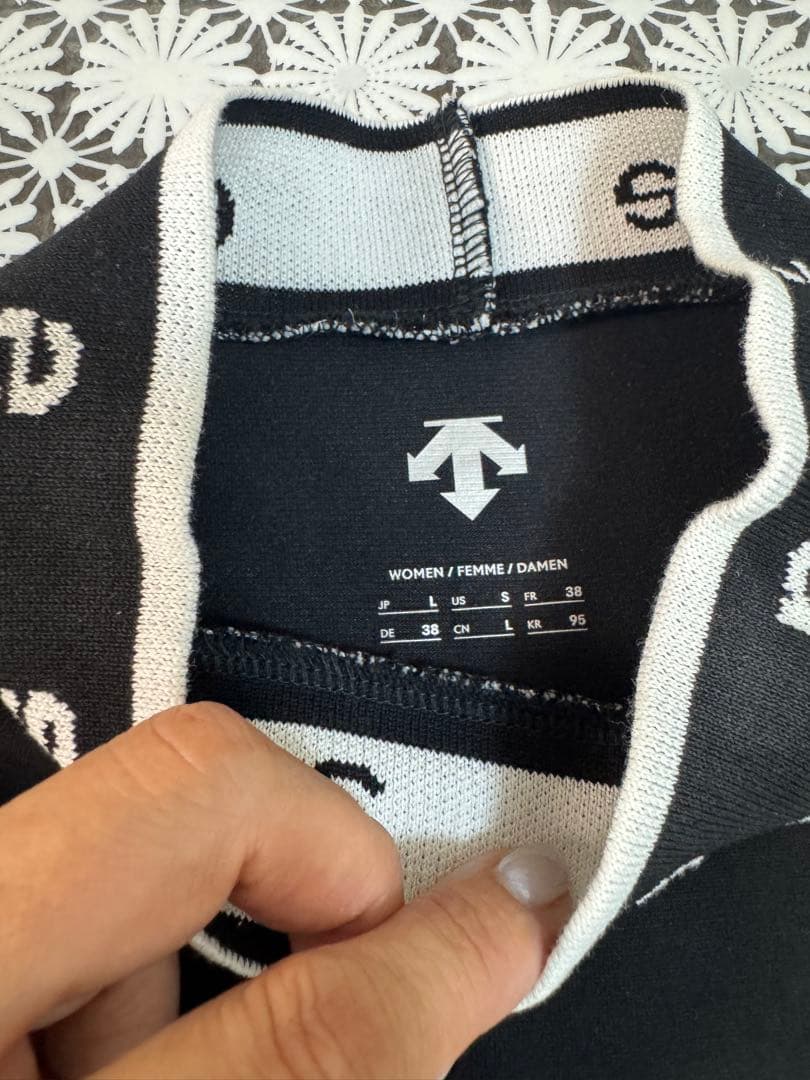 DESCENTE GOLF デサントゴルフ モックネック　ワンピース L