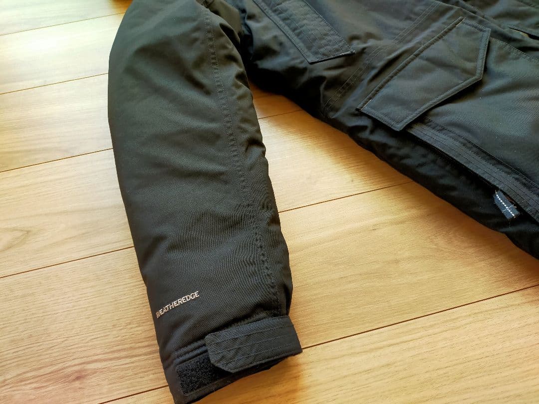 美品 Eddie Bauer エディーバウアーファー付フードダウンコート黒