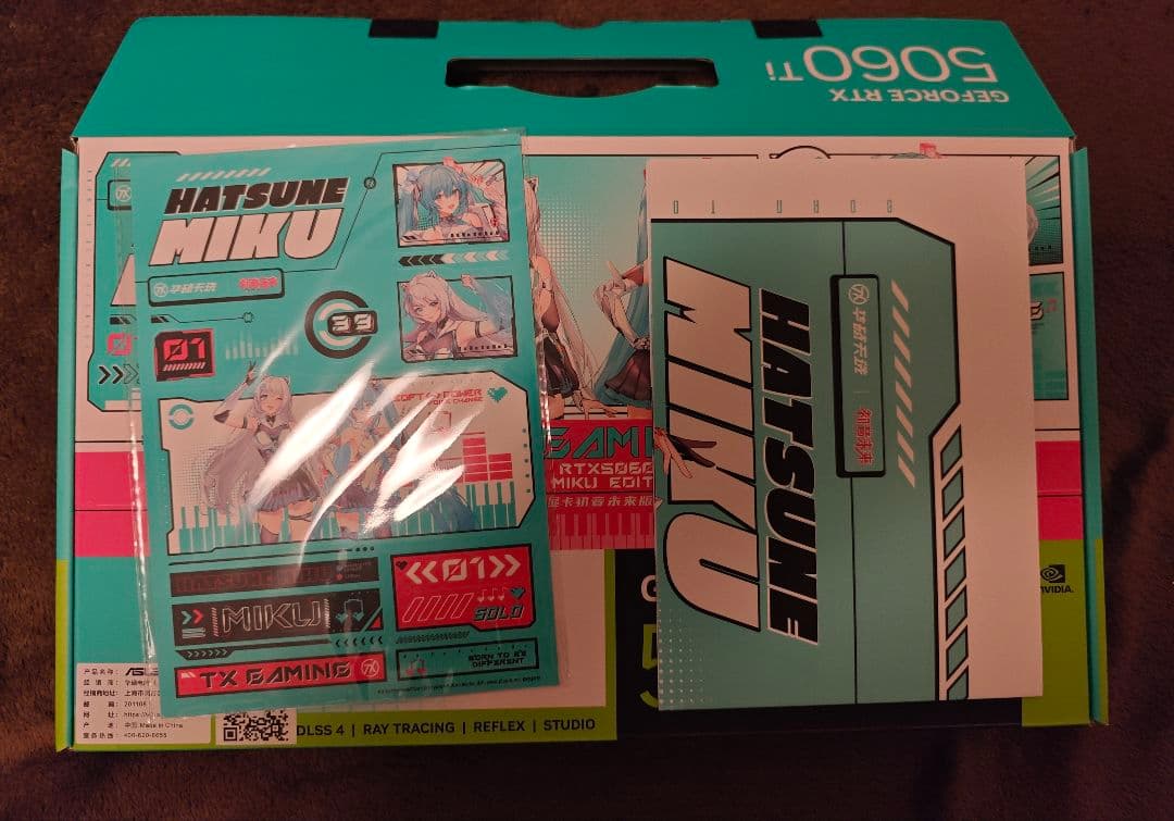 Hatsune Miku GeForce RTX 5060 Ti 初音ミク