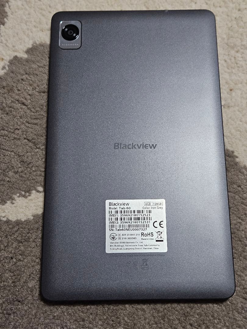 Blackview Tab60 8インチタブレット