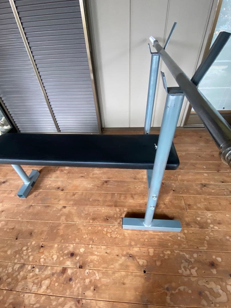 トレーニングベンチ　筋トレ　 ベンチプレス　プレート　シャフト