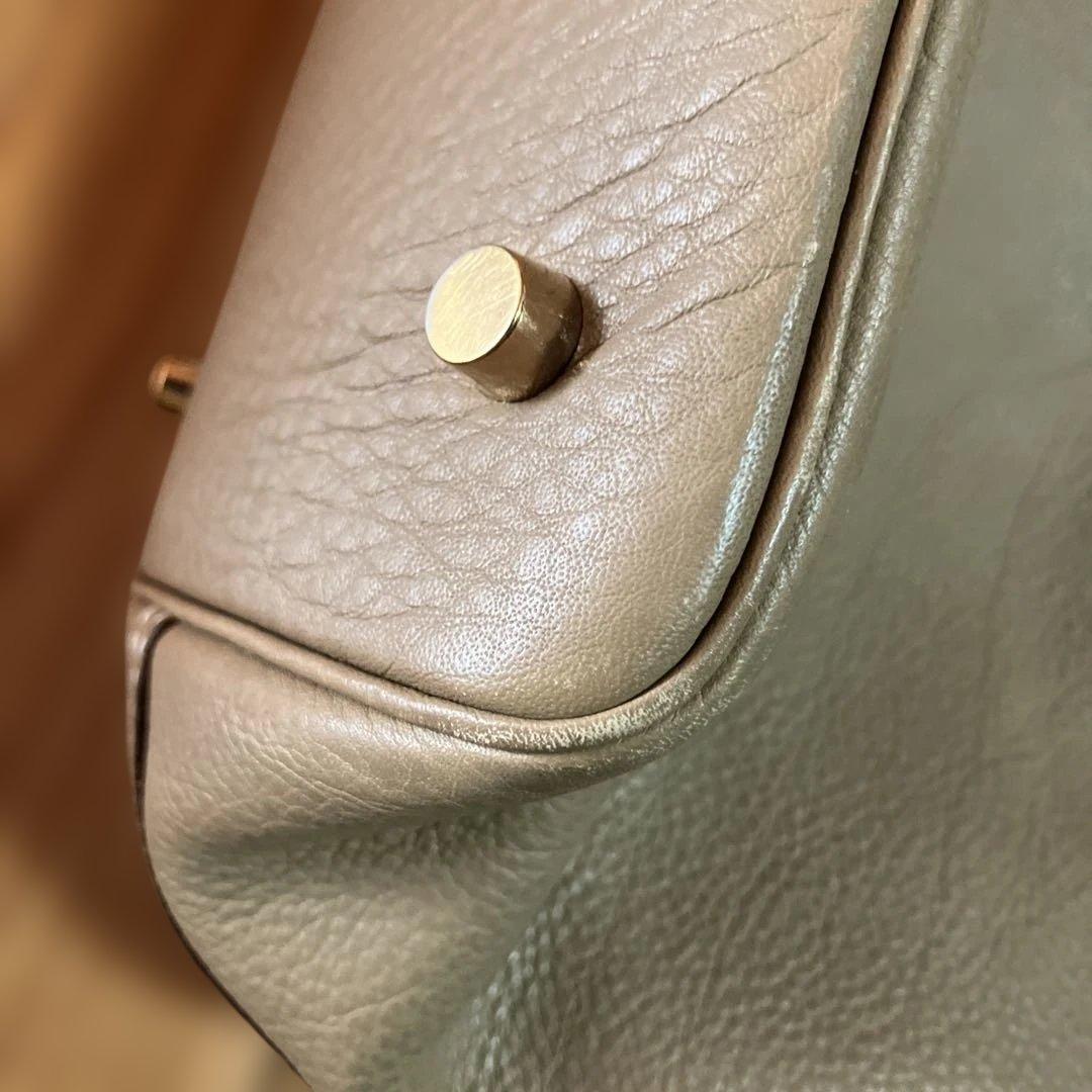 Cisei（シセイ/チセイ）2ウェイバッファローレザートート　ベージュ